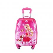 Детский чемодан "Барби" с собачкой, размер 16 дюймов